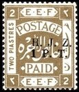 Stamp, E.E.F. Postage Paid - Overprinted, Palestine, British Mandate,  , Letters (Alphabet)