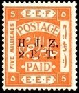 E.E.F. Postage Paid - Overprinted