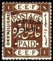 E.E.F. Postage Paid - Overprinted