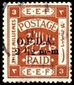 Stamp, E.E.F. Postage Paid - Overprinted, Palestine, British Mandate,  , Letters (Alphabet)