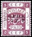 E.E.F. Postage Paid - Overprinted