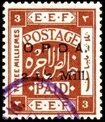 E.E.F. Postage Paid - Overprinted