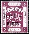 E.E.F. Postage Paid - Overprinted