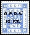 E.E.F. Postage Paid - Overprinted