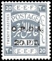 E.E.F. Postage Paid - Overprinted