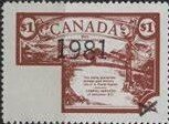 CanPhil Mail, Bridge + overprint "1981"