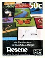 Stamp, East Taieri School, Mosgiel, Personalized and Private Mail Stamps,  , Advertisements, Art, Butterflies