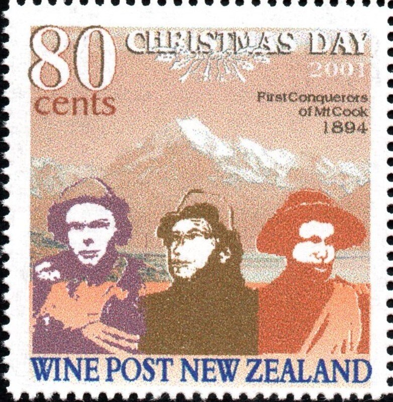 First Conquerors of Mount Cook - Christmas Commemorate
