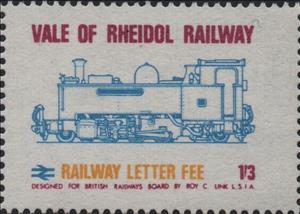 Stamp, GWR 2-6-2T No. 9 Prince of Wales., Personalized and Private Mail Stamps,  , Locomotives, Railways