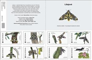 Booklet, Hawk Moths. LiŠajovÉ, Personalized and Private Mail Stamps,  , Animals (Fauna), Butterflies