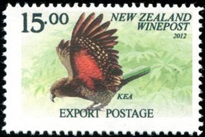 Stamp, Kea, Personalized and Private Mail Stamps,  , Birds, Parrots