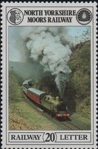 Stamp, LH&JCR 0-6-2T No. 29 passing Beckhole., Personalized and Private Mail Stamps,  , Locomotives, Railways, Steam Traction
