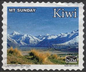 Stamp, Mt Sunday, Personalized and Private Mail Stamps,  , Landscapes, Mountains, Snow, Tourism