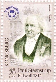 Paul Steenstrup, Kongsberg's envoy to Eidsvold in 1814
