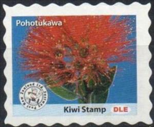 Stamp, Pohotukawa Kiwi stamp, Personalized and Private Mail Stamps,  , Flowers