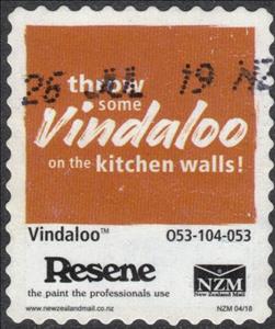 Stamp, Resene - Vindaloo, Personalized and Private Mail Stamps,  , Advertisements, Letters (Alphabet), Proverbs and Quotations