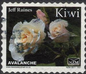 Stamp, Rose, Avalanche - Small Format, Personalized and Private Mail Stamps,  , Flowers, Plants (Flora), Roses