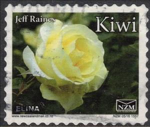 Stamp, Rose, Elina - Small Format, Personalized and Private Mail Stamps,  , Flowers, Plants (Flora), Roses