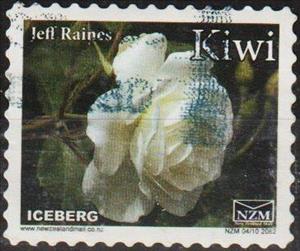 Stamp, Rose, Iceberg - Small Format, Personalized and Private Mail Stamps,  , Flowers, Plants (Flora), Roses