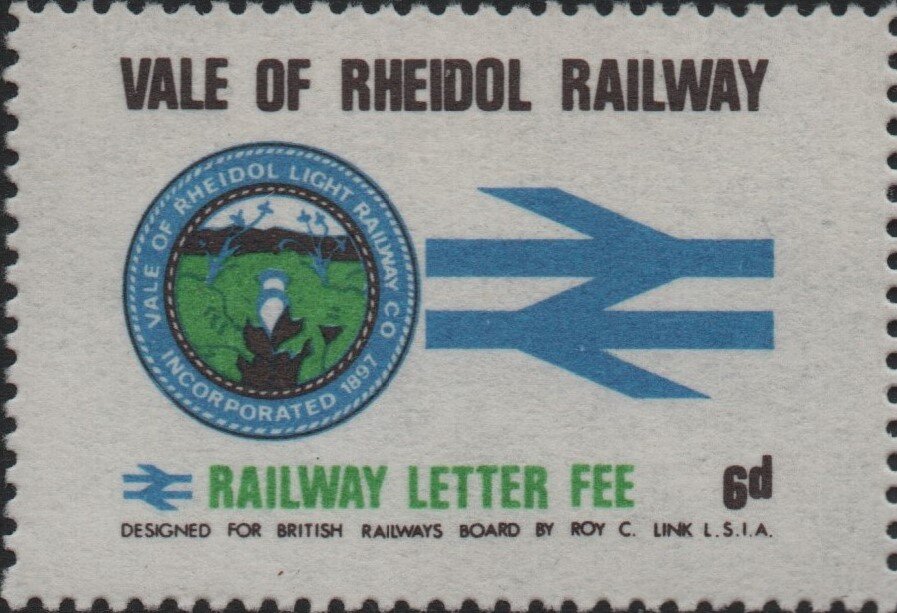 Vale of Rheidol and British Railways Logos.