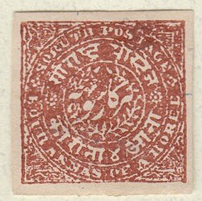 Ornament of the country name in oval or in circle