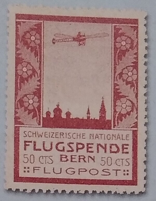 Air post stamp for Bern-Burgdorf