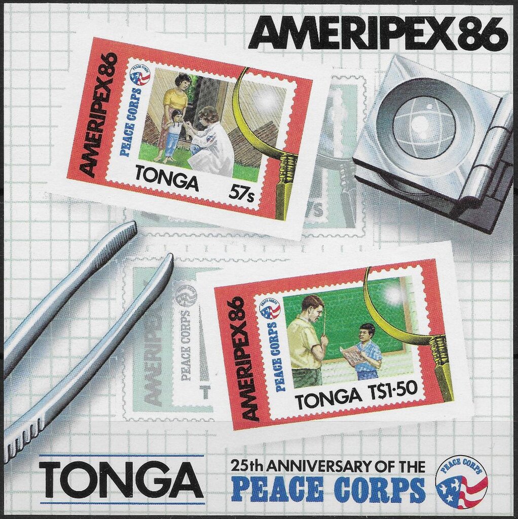 Ameripex 86 - 25th Anniversary of the Peace Corps