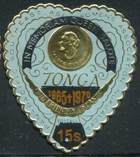 Queen Salote - Overprinted and Surcharged