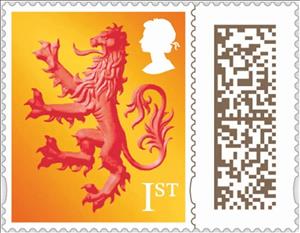 Stamp, Lion of Scotland, United Kingdom- Scotland Regional Issues,  , Лев