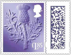Stamp, Thistle, United Kingdom- Scotland Regional Issues,  , Flowers
