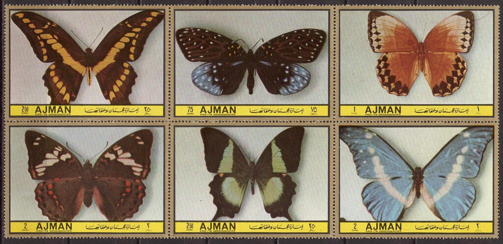 Butterflies - se-tenant