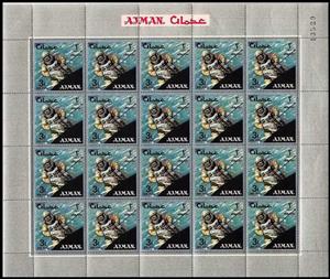 Full Pane, E. H. White Spacewalk (Gemini 4), Ajman,  , Astronauts, Outer Space, Space Traveling