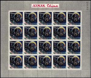Full Pane, Gemini space capsules (Rendezvous), Ajman,  , Outer Space, Space Traveling, Spacecrafts