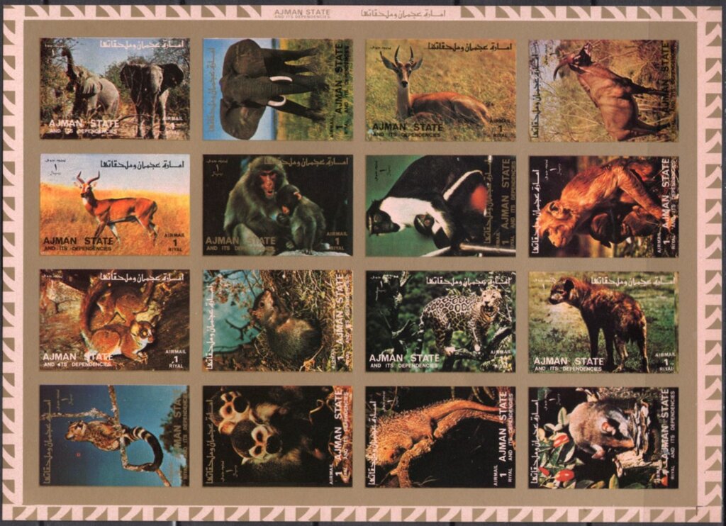 Mammals - se-tenant