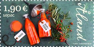 Stamp, Sepac – locally produced Beverages, Åland Islands,  , Beverages, Drinkware, Herbs and Spices, Plants (Flora)