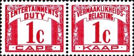 Numeral - se-tenant pair