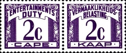 Numeral - se-tenant pair