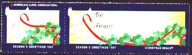 Christmas seal 1997