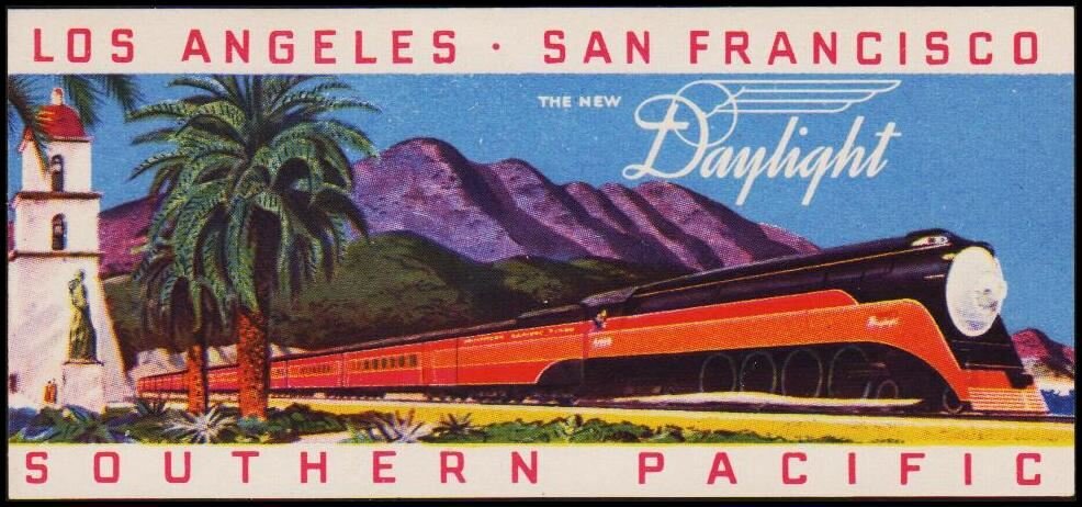 Southern pacific los angeles san franscisco.Daylight