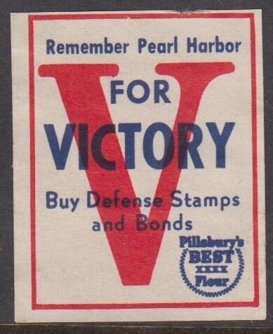 WW2 propaganda. V for victory remember Pearl Harbour