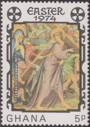 Jesus Carrying Cross, painting by Thomas de Coloswar