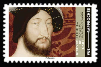 Stamp, François I (Detail) by François Clouet, France,  , Art, Paintings