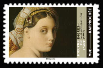 La Grande Odalisque (Detail) by Jean Auguste Ingres