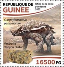 Gargoyleosaurus parkpinorum, Canyon Diablo Meteorite