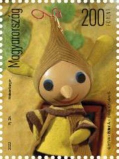 Stamp, Manócska, Hungary,  , Cartoons, Television