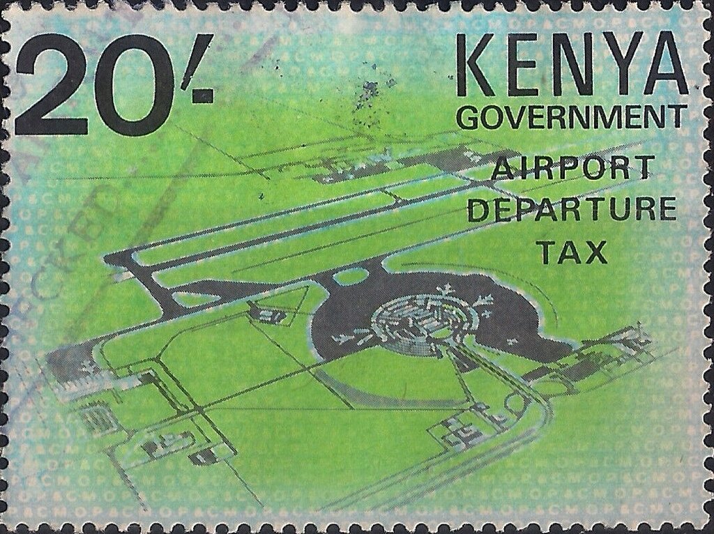 Aerial view of Jomo Kenyatta International Airport, Nairobi