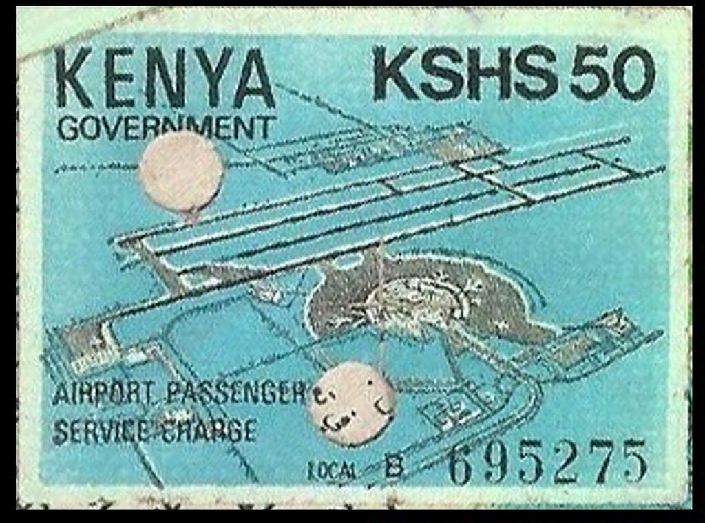 Aerial view of Jomo Kenyatta International Airport, Nairobi