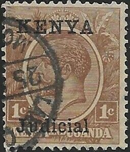 Stamp, King George V (1865-1936), Kenya,  , Crowns and Coronets, Famous People, Heads of State, Kings, Men, Royalty