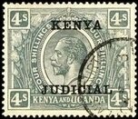 Stamp, King George V (1865-1936), Kenya,  , Crowns and Coronets, Famous People, Heads of State, Kings, Men, Royalty