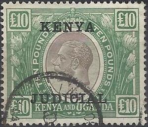 Stamp, King George V (1865-1936), Kenya,  , Crowns and Coronets, Famous People, Heads of State, Kings, Men, Royalty